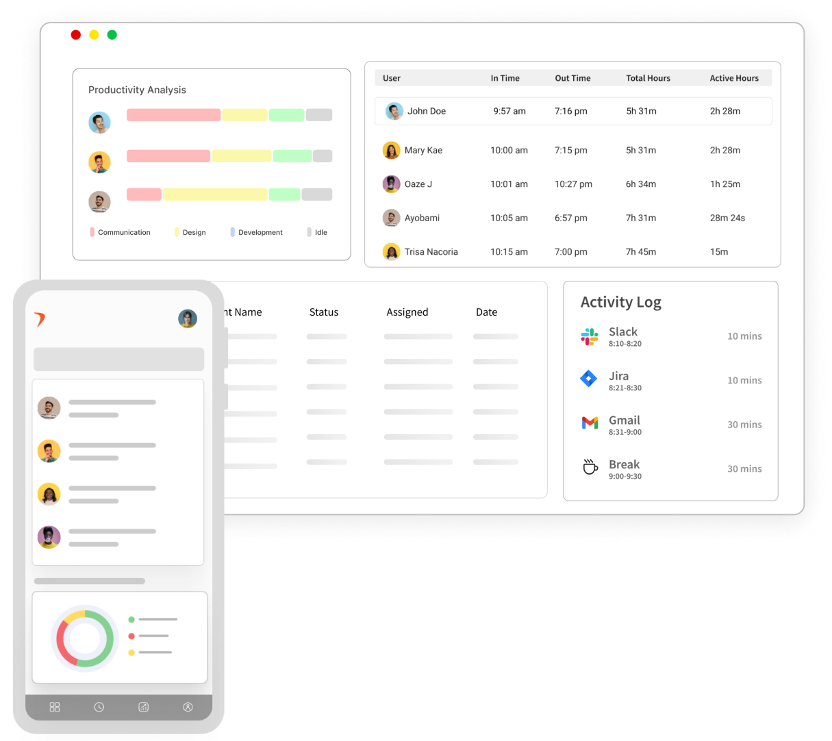 Cross-platform Time Tracking solution