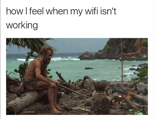 When your WiFi isn’t working