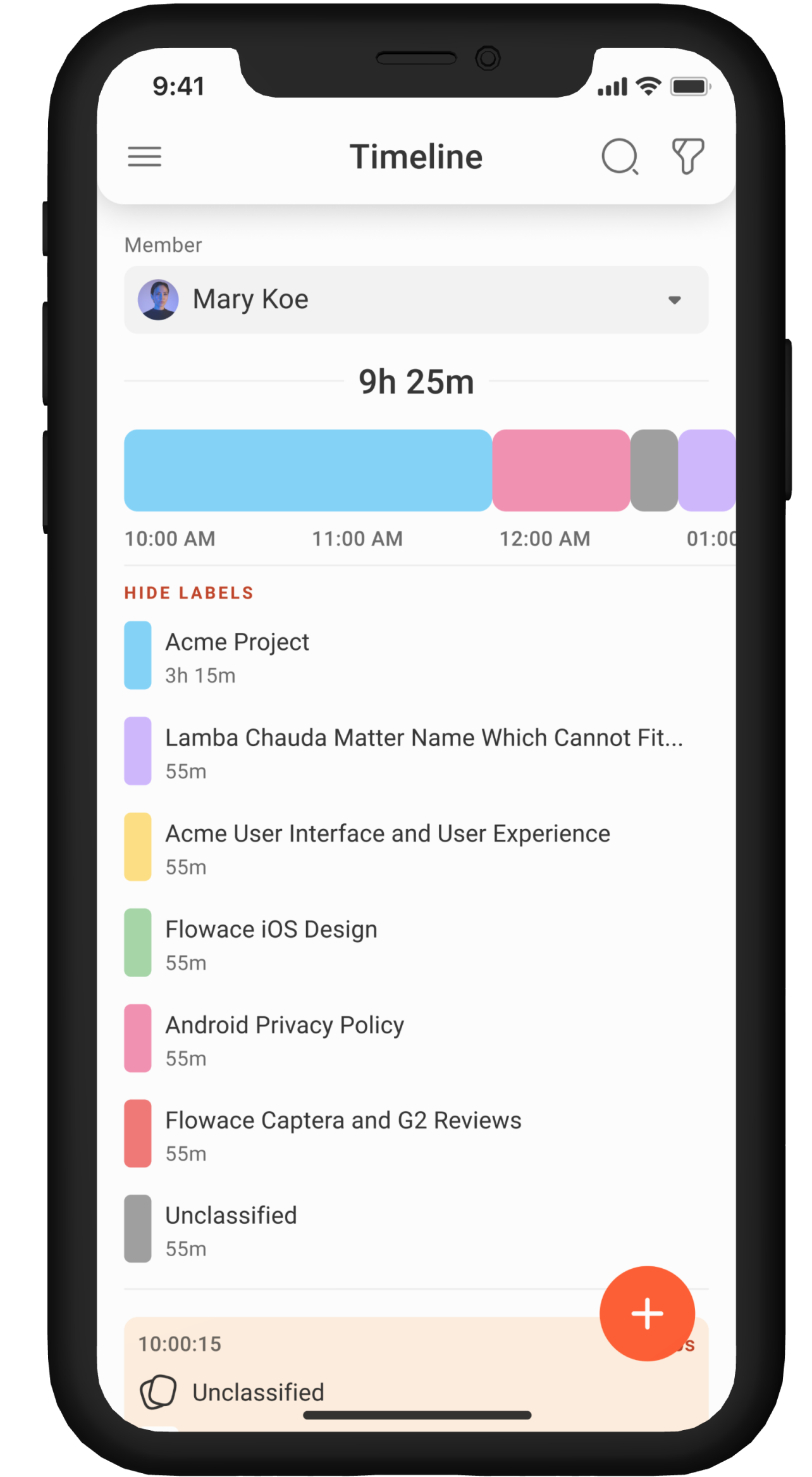 Track Work and Time with Flowace Mobile App