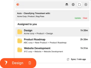 AI-bubble for Modern Time Tracking