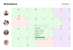 Realtime attendnace