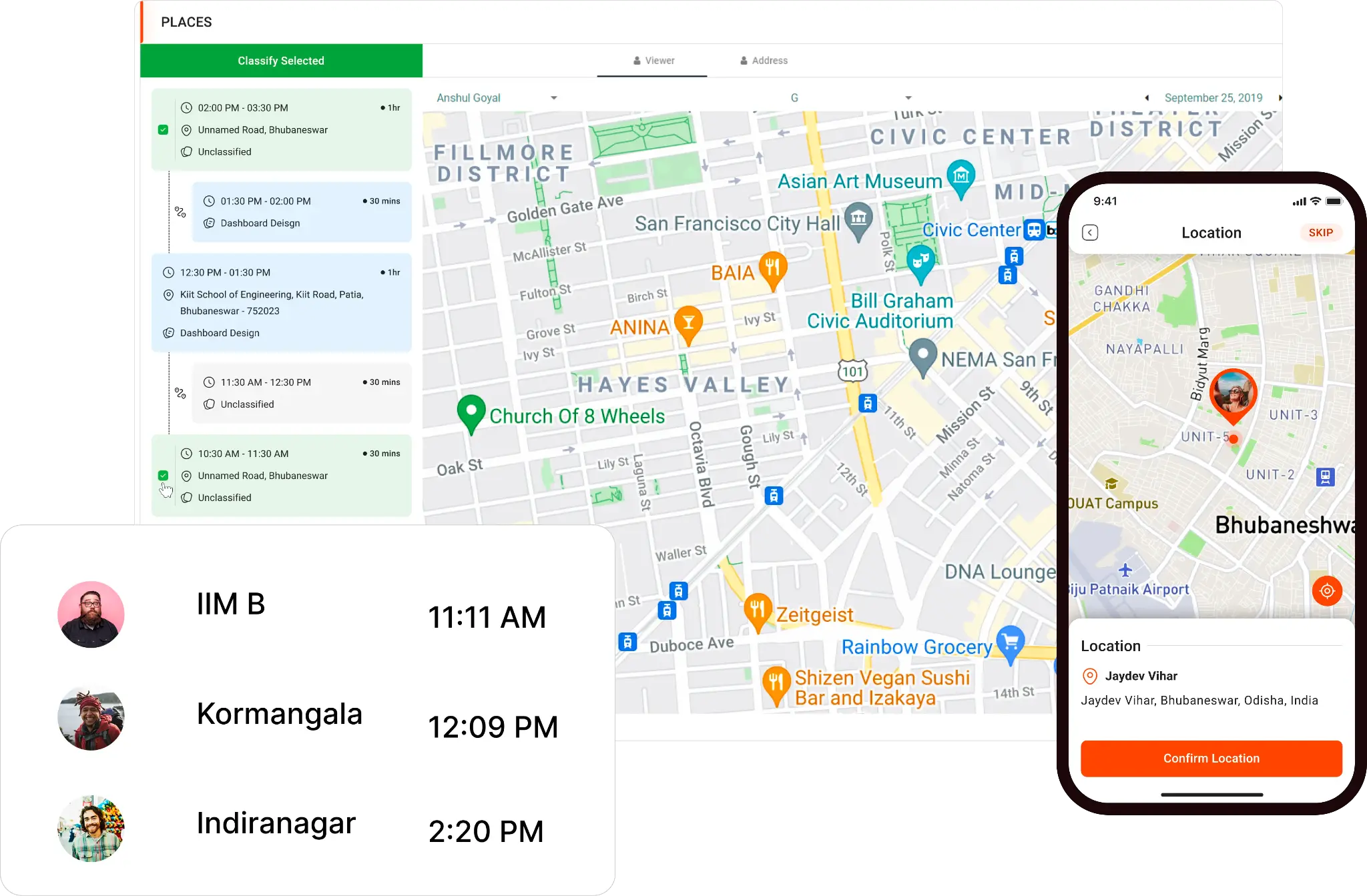 GPS tracking and geofencing