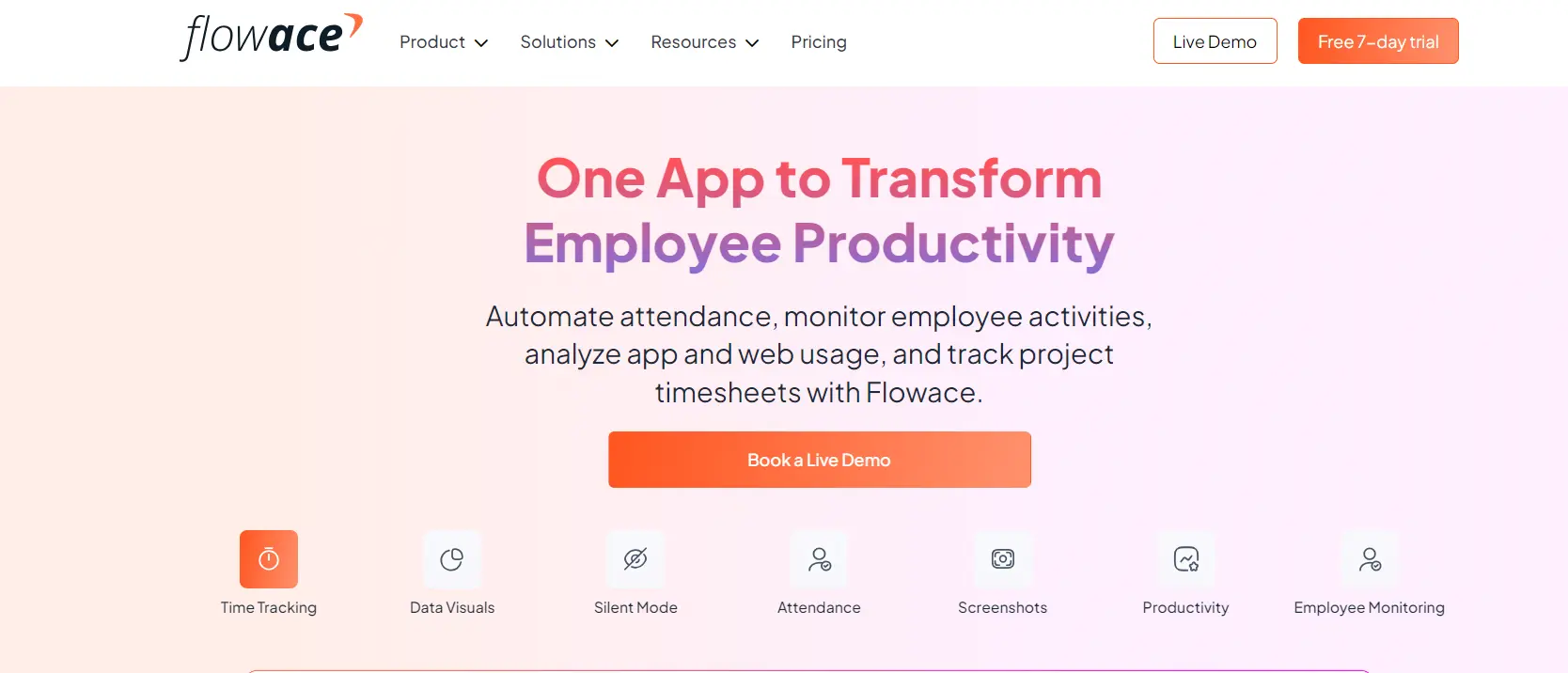 Flowace home page