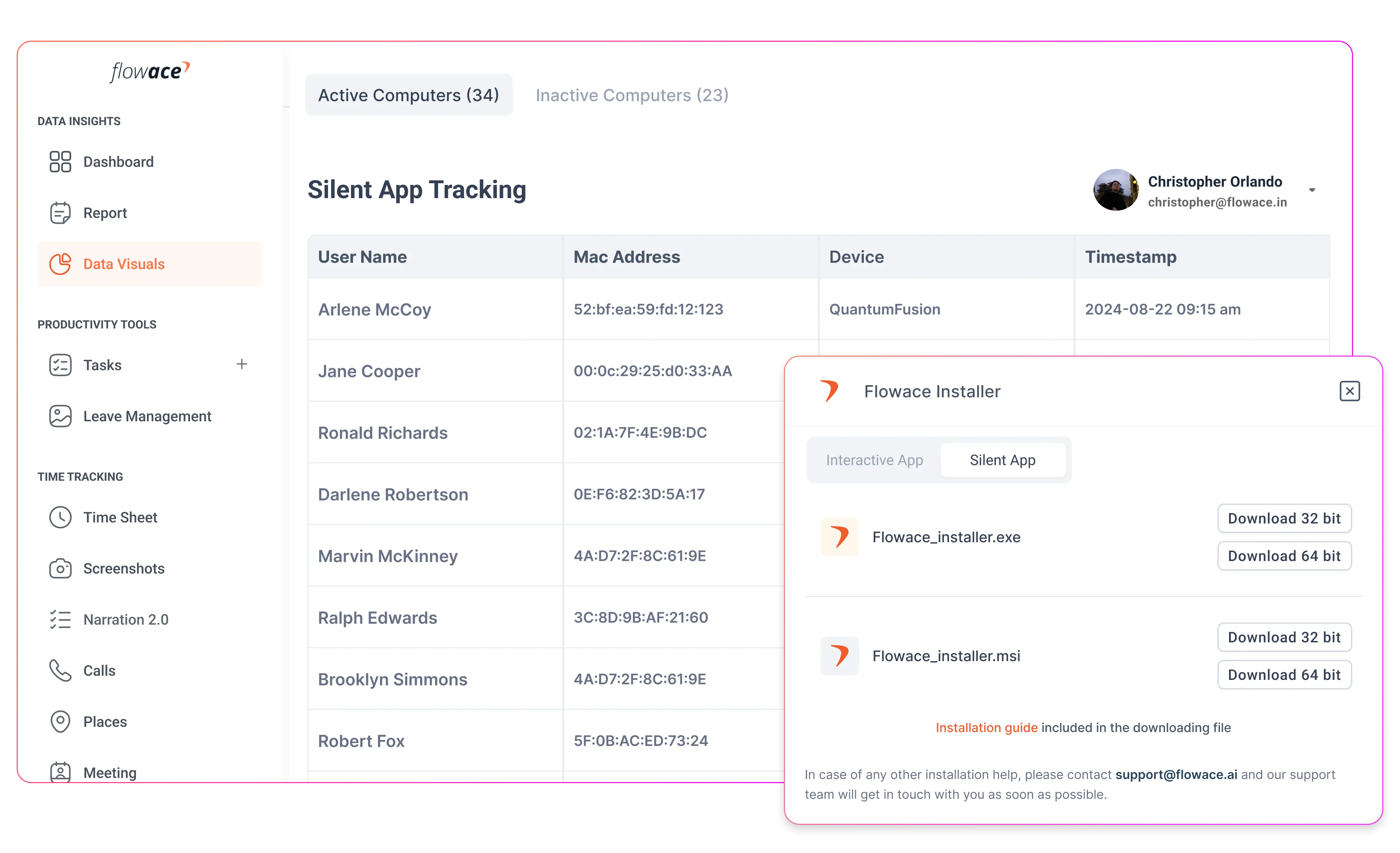 Silent App Tracking