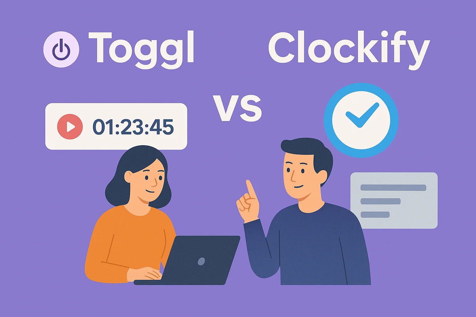 Illustration: Employee Productivity and Time tracking Blog