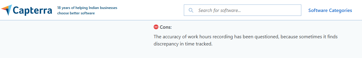 cons of Desktime
