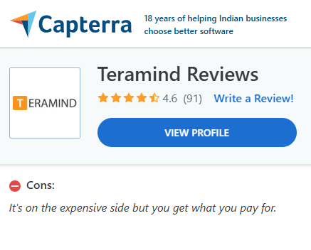 Teramind drawbacks