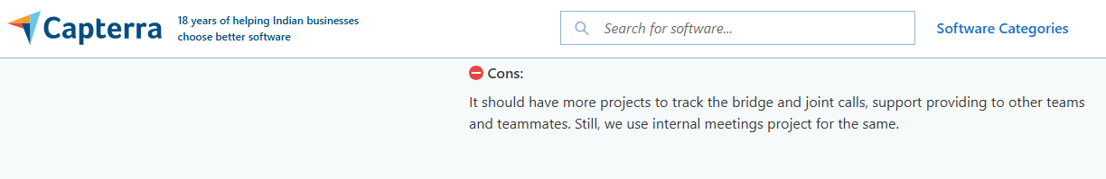 cons of Toggl track