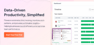 Maximize productivity with the smart employee monitoring tool. Start your free trial with Flowace today.