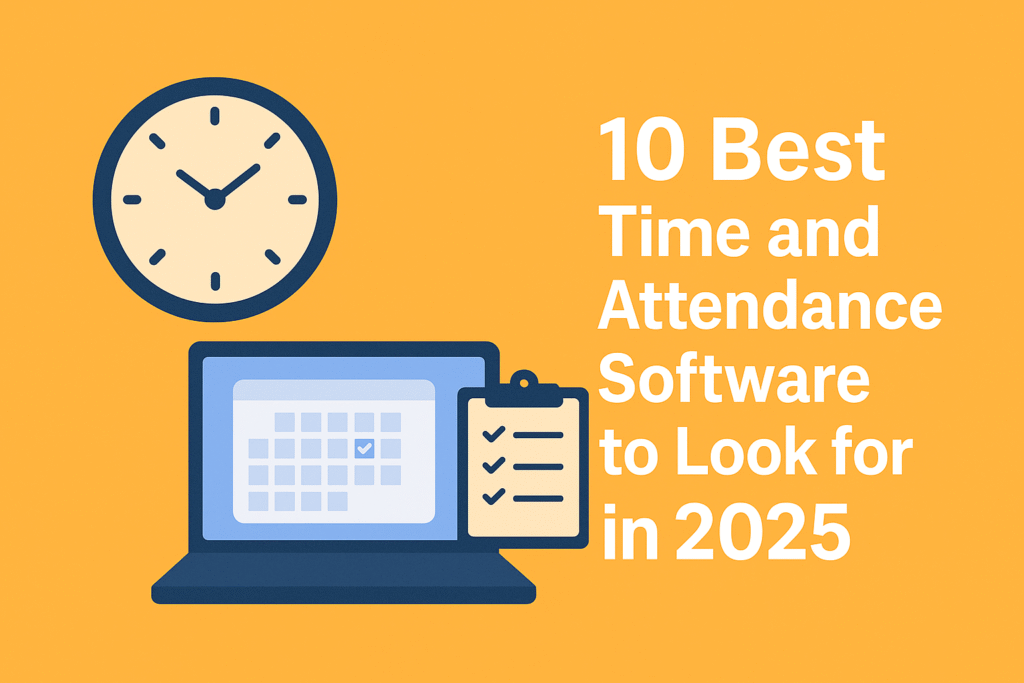 best time and attendance software, best software for tracking employee time and attendance, best employee time and attendance software