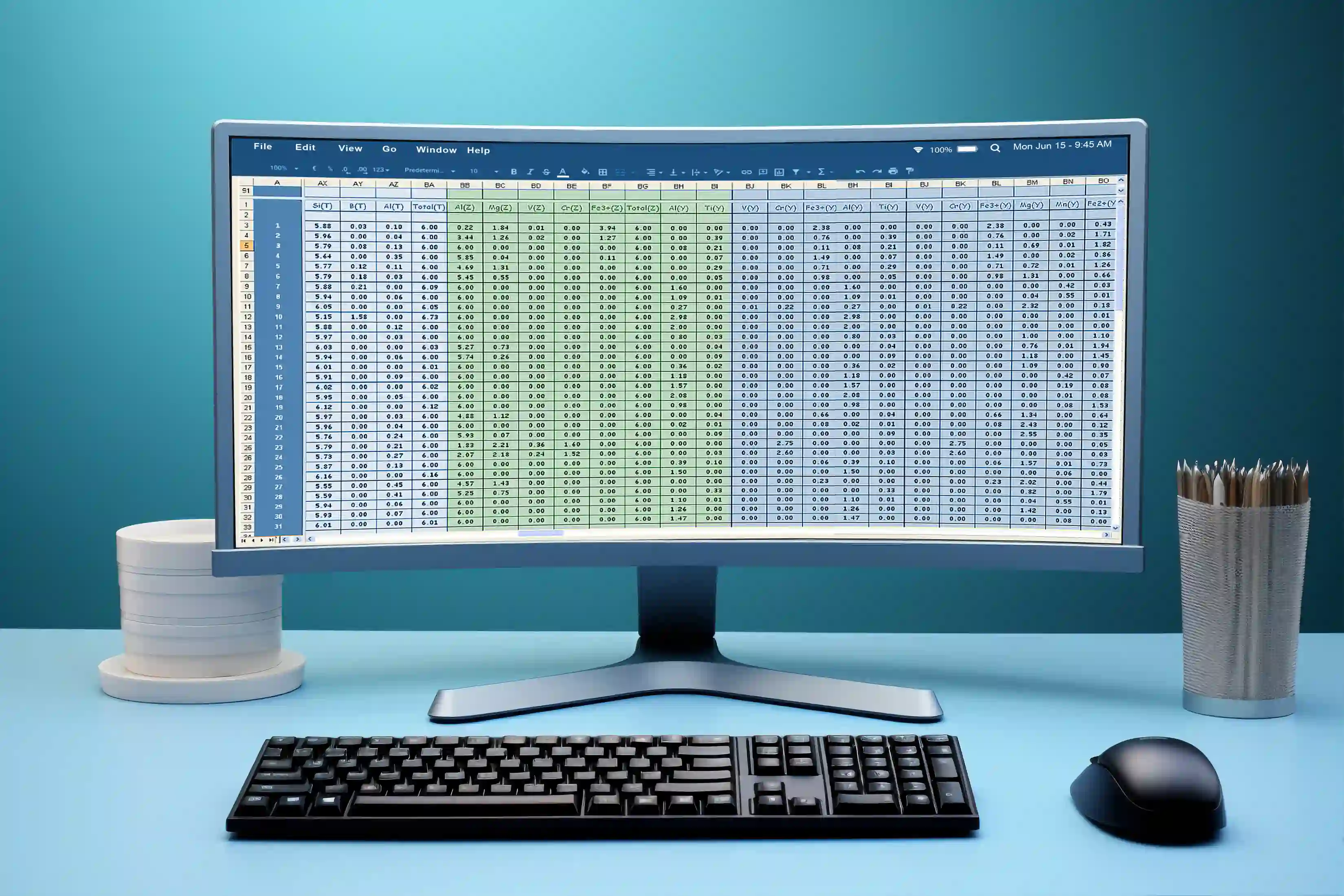 Modern Monitor Elegant Table