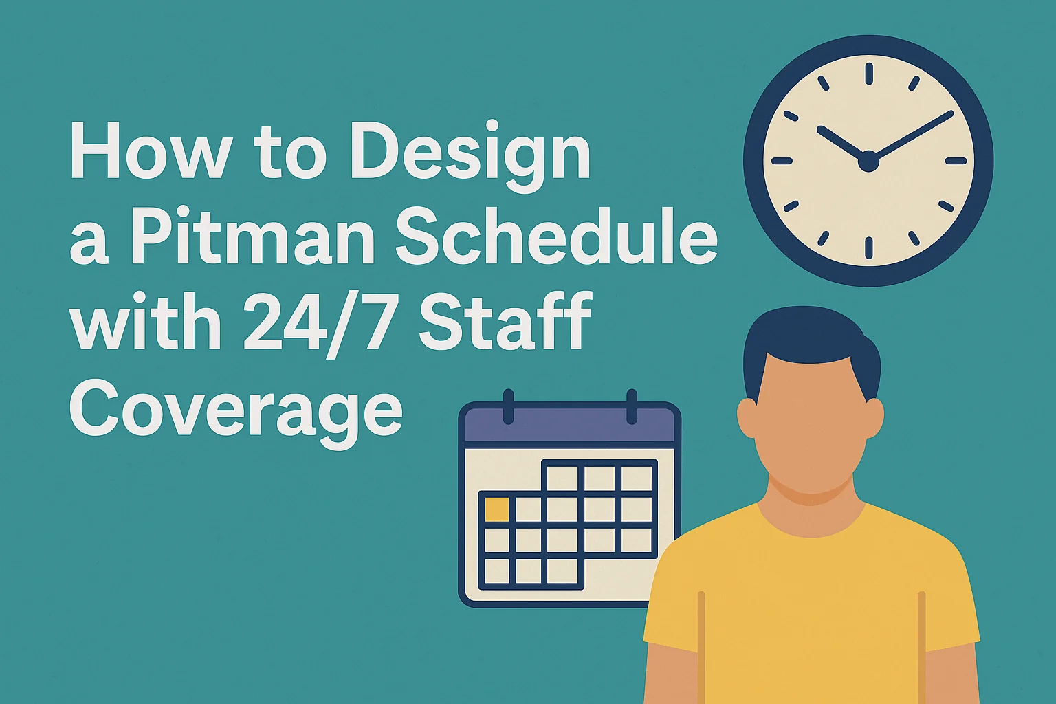 How To Design A Pitman Schedule For 24/7 Staff Coverage With Work And Rest