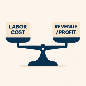 Labor Efficiency Ratio, LER calculation