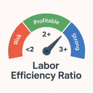LER calculation, labor efficiency in business, improve labor efficiency ratio