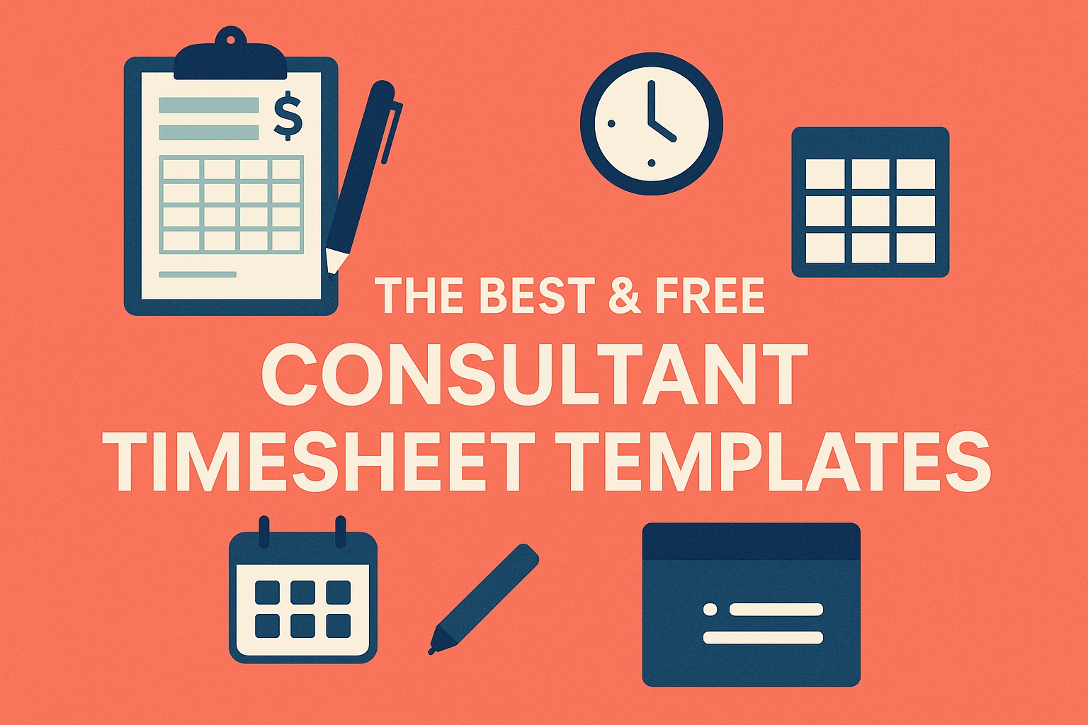 The Best & Free Consultant Timesheet Templates