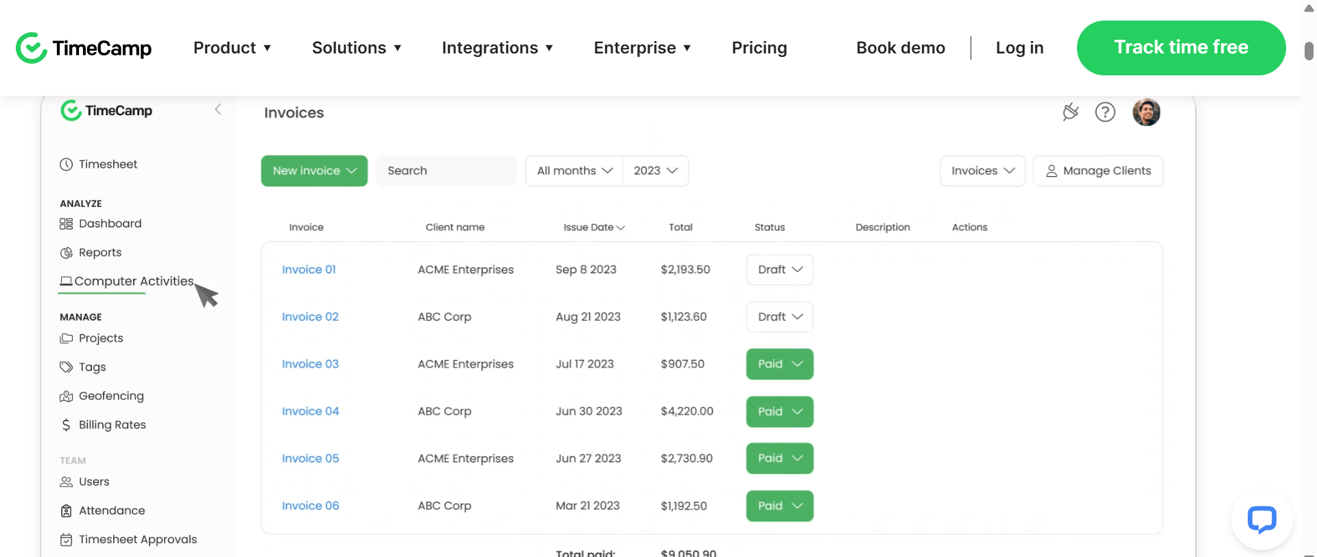 Timecamp alternatives