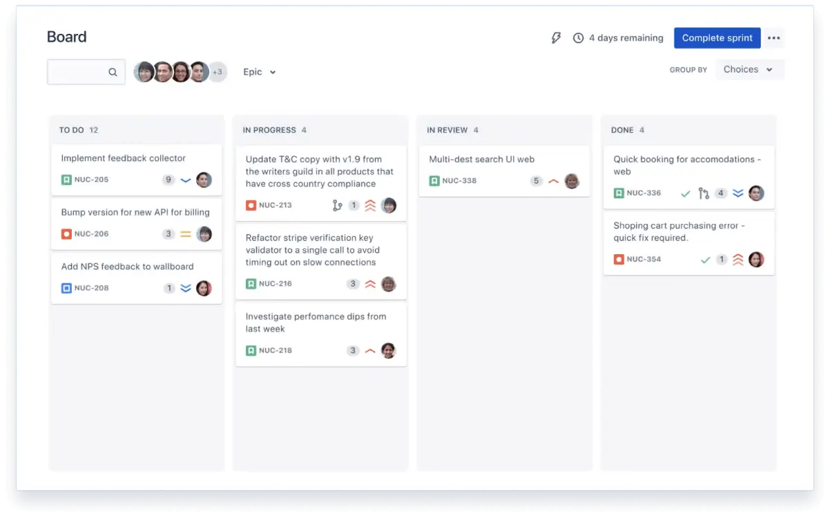 Jira project management for WFH employee monitoring