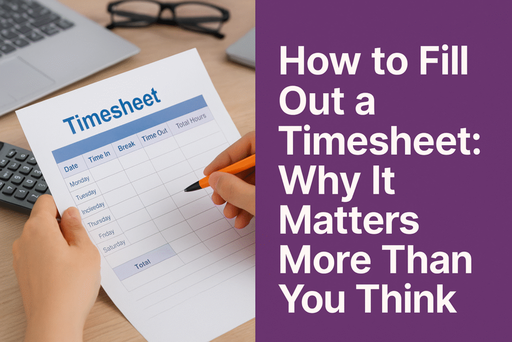 How to Fill Out a Timesheet: Why It Matters More Than You Think