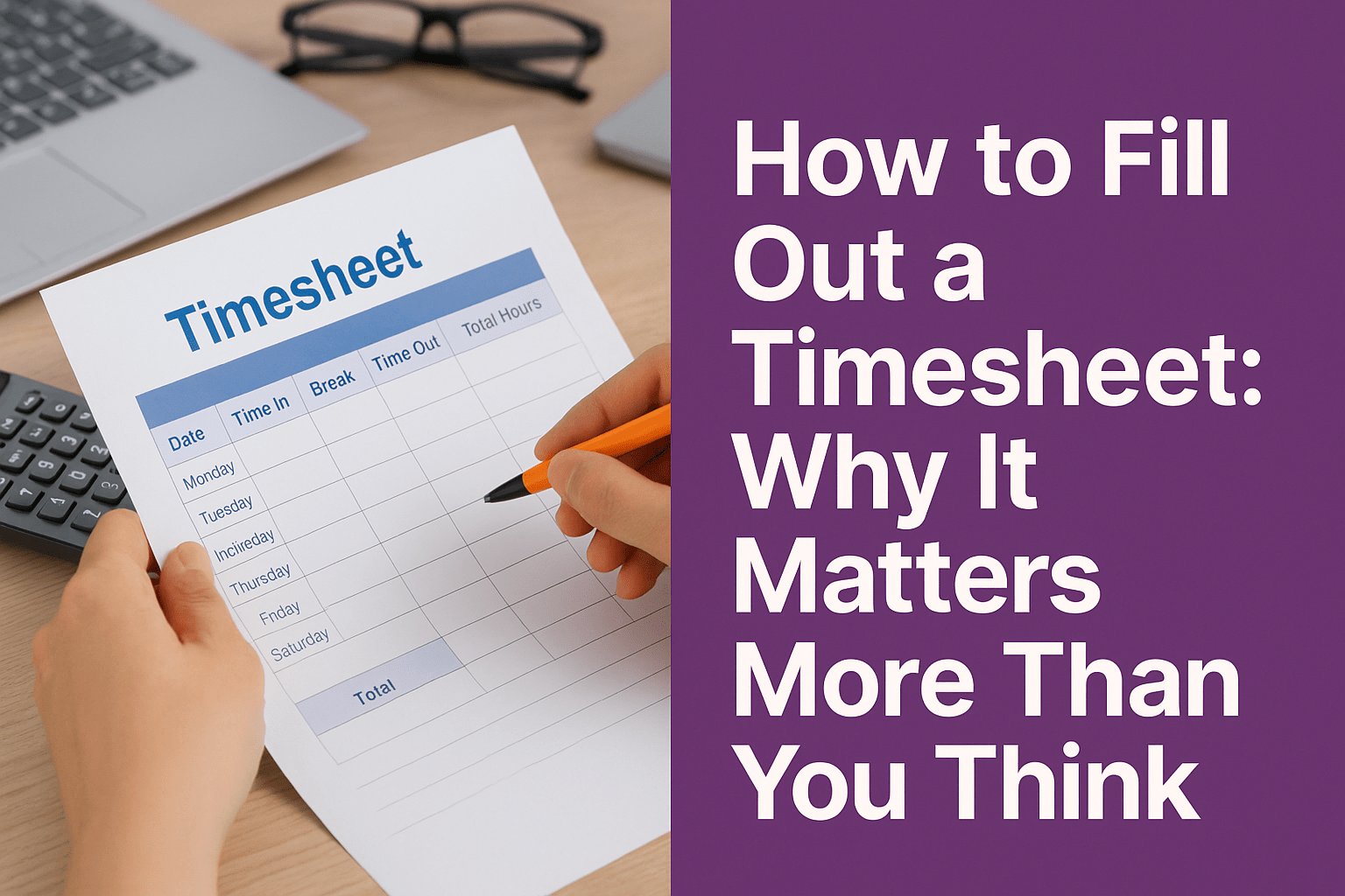 How to Fill Out a Timesheet: Why It Matters More Than You Think