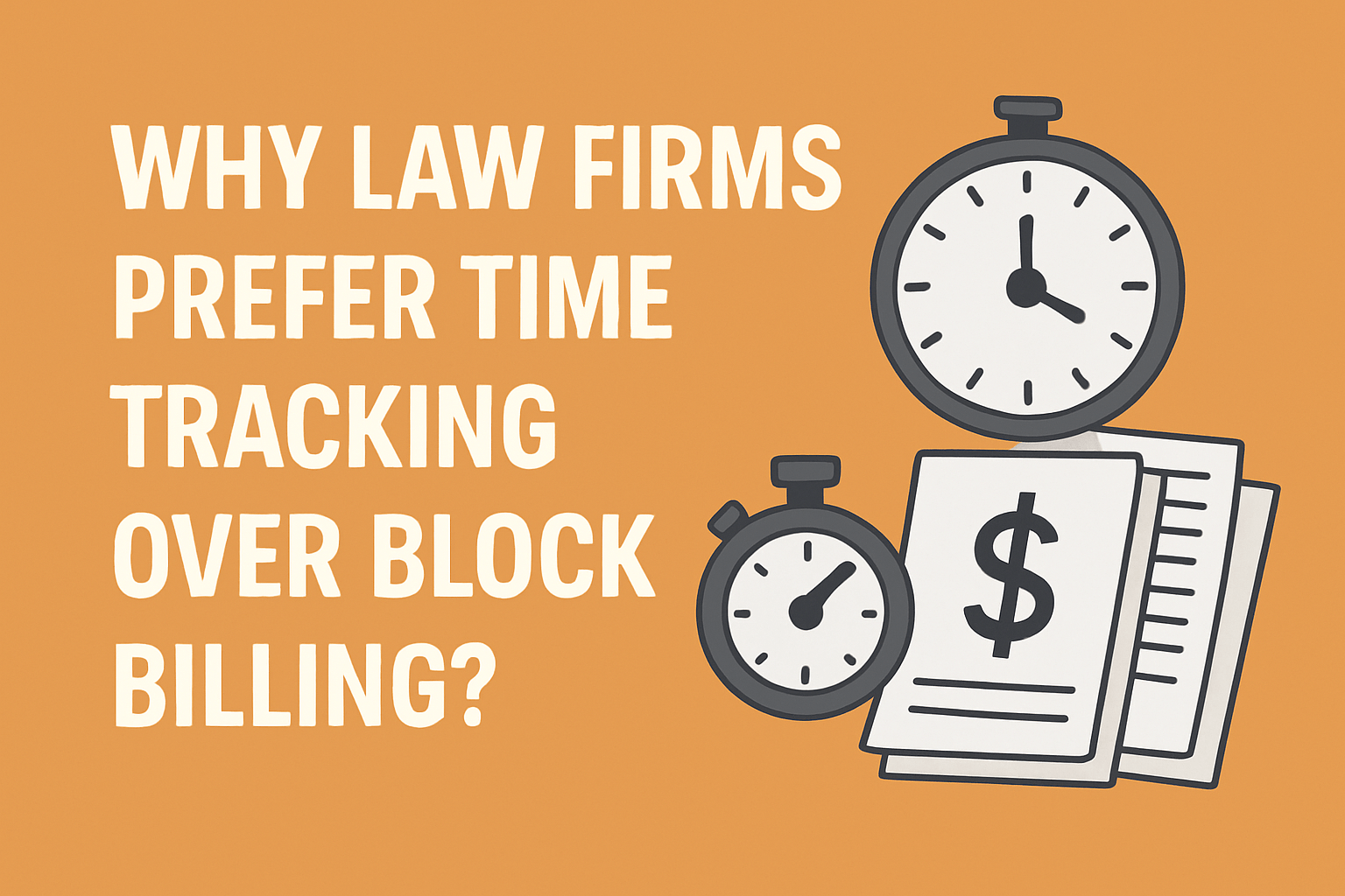 Why law firms prefer time tracking over block billing
