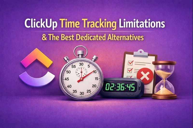 ClickUp Time Tracking Limitations & The Best Dedicated Alternatives