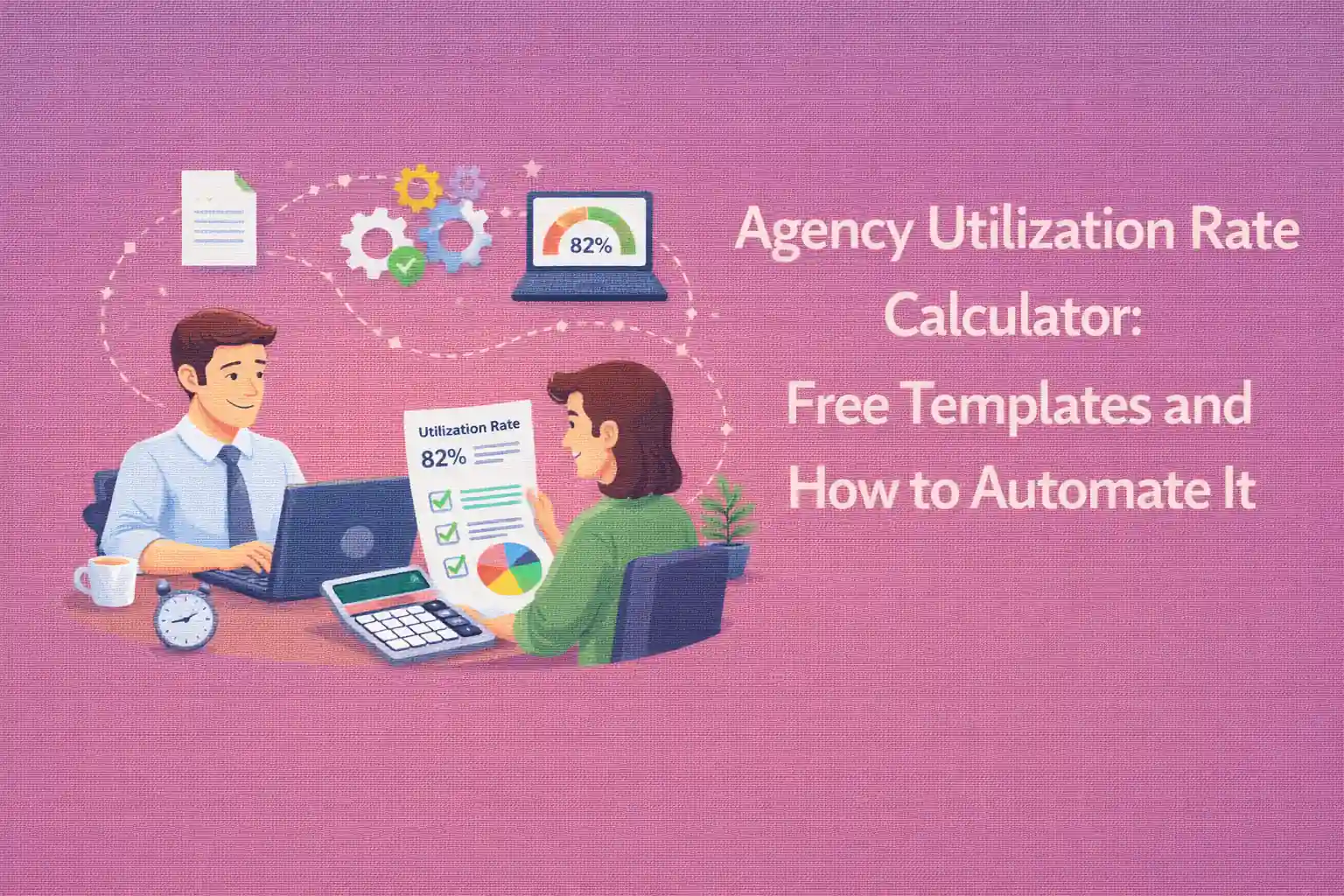 Illustration: Employee Productivity and Time tracking Blog