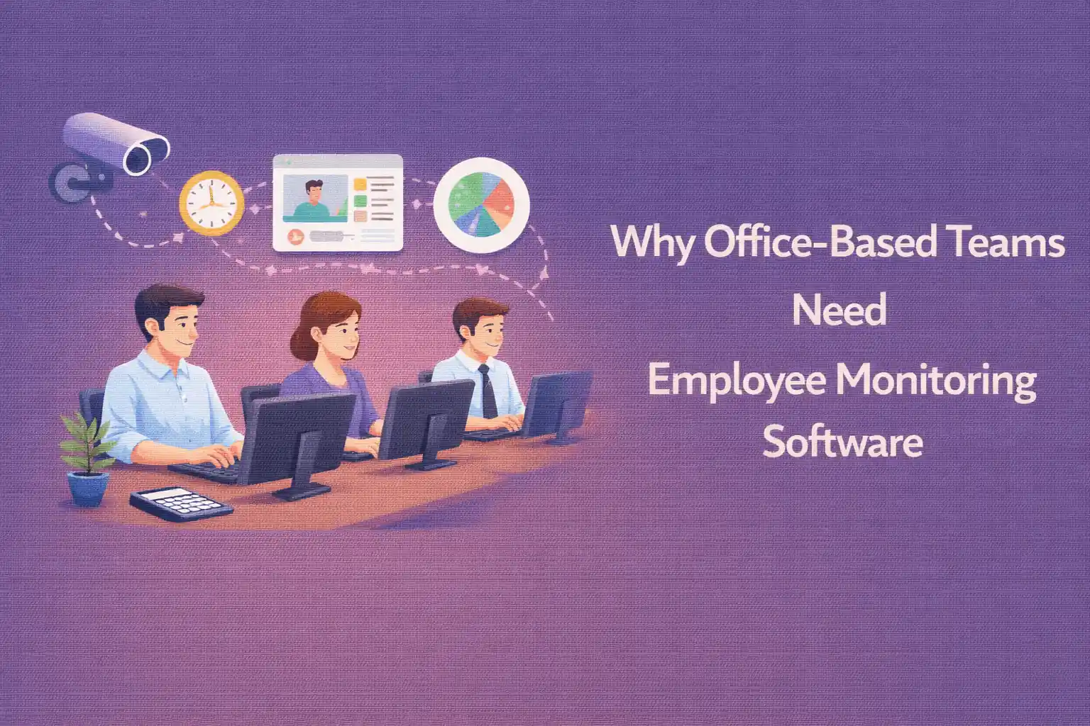 Illustration: Employee Productivity and Time tracking Blog