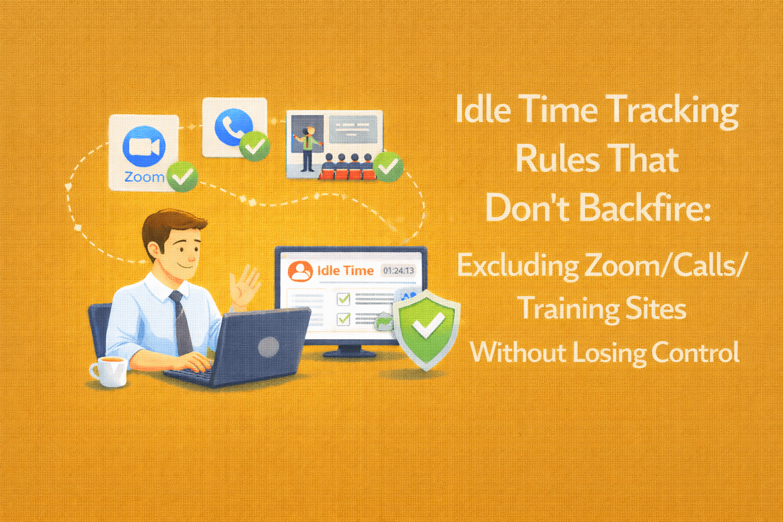 Idle Time Tracking Rules That Don’t Backfire: Excluding Zoom/Calls/Training Sites Without Losing Control