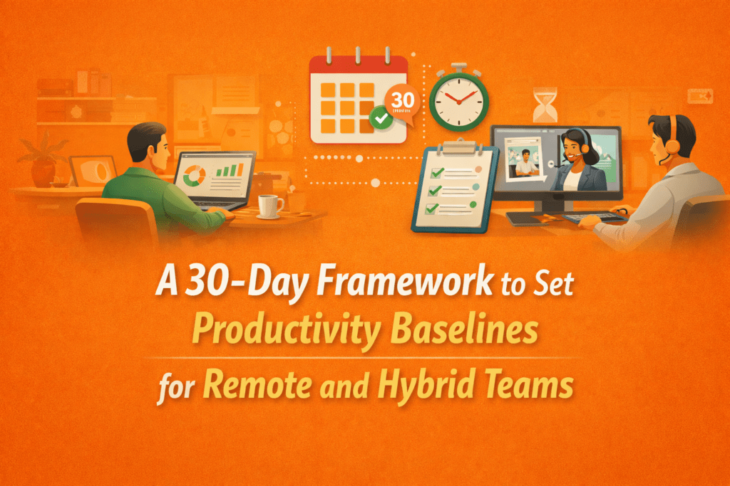 A 30-Day Framework to Set Productivity Baselines for Remote and Hybrid Teams