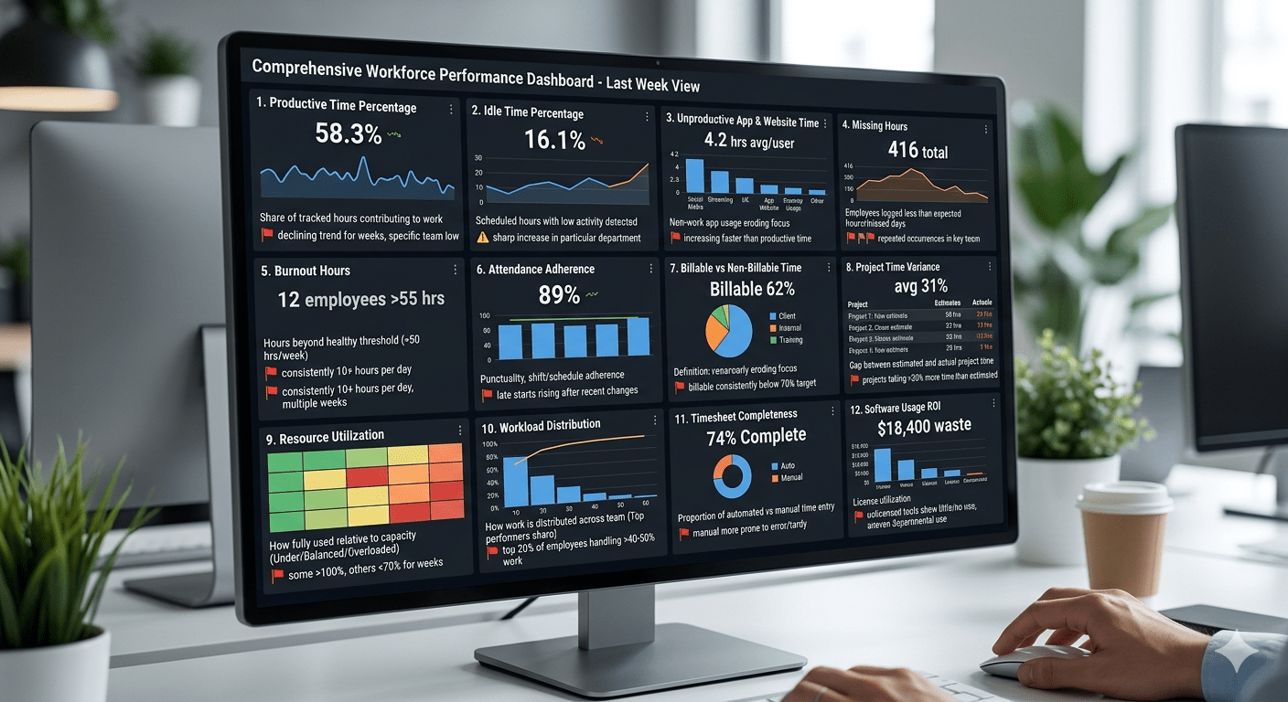 Comprehensive Workforce Analytics Dashboard for Founders