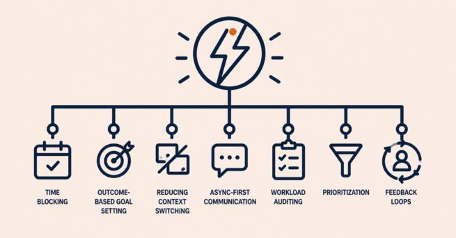 7 productivity management techniques tied to measurable output