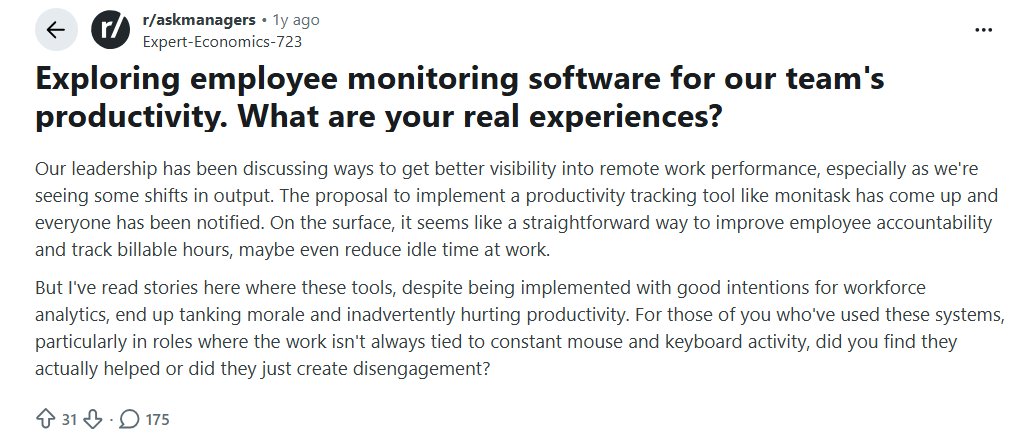 Remote Employee Monitoring Software Tools Reddit Review